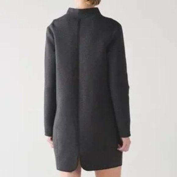 Lululemon City Bound Dress two front pocket Sweater Dress Size 6 - Picture 2 of 9